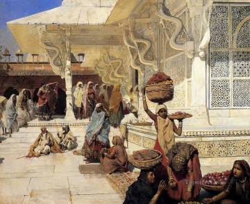 Edwin Señor Semanas Painting - Festival En Fatehpur Sikri Indio Egipcio Persa Edwin Lord Weeks